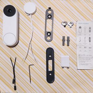 Google Nest Doorbell (Wired) – BRAND NEW – All Parts Included – No Box